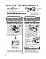 Предварительный просмотр 12 страницы Zojirushi cv-dcc40 Operating Instructions Manual