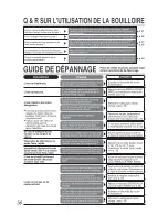 Preview for 36 page of Zojirushi cv-dcc40 Operating Instructions Manual