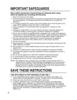 Предварительный просмотр 2 страницы Zojirushi CV-DSC40 Operating Instructions Manual