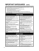 Предварительный просмотр 4 страницы Zojirushi CV-DSC40 Operating Instructions Manual