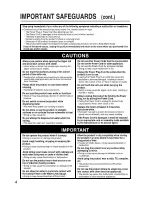 Предварительный просмотр 4 страницы Zojirushi CV-DYC40 Operating Instructions Manual