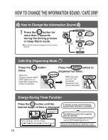 Предварительный просмотр 16 страницы Zojirushi CV-DYC40 Operating Instructions Manual