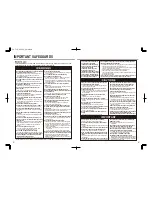 Preview for 2 page of Zojirushi CV-TYQ40 Operating Instructions Manual