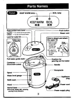 Предварительный просмотр 4 страницы Zojirushi CW-PPQ22 Operating Instructions Manual