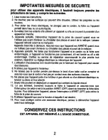 Предварительный просмотр 3 страницы Zojirushi CW-PZC22 Operating Instructions Manual