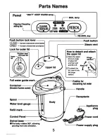 Предварительный просмотр 6 страницы Zojirushi CW-PZC22 Operating Instructions Manual