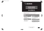 Zojirushi EA-BNQ10 Operating Instructions Manual preview