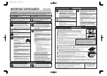 Предварительный просмотр 2 страницы Zojirushi EA-BNQ10 Operating Instructions Manual