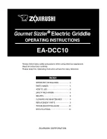 Zojirushi EA-DCC10 Operating Instructions Manual предпросмотр