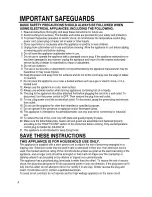 Preview for 2 page of Zojirushi EA-DCC10 Operating Instructions Manual