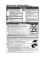 Предварительный просмотр 4 страницы Zojirushi EA-DCC10 Operating Instructions Manual