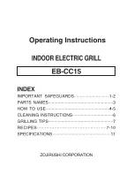 Zojirushi EB-CC15 Operating Instructions Manual предпросмотр