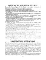 Предварительный просмотр 3 страницы Zojirushi EB-CC15 Operating Instructions Manual