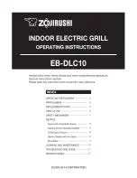 Zojirushi EB-DLC10 Operating Instructins предпросмотр