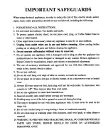 Предварительный просмотр 2 страницы Zojirushi EC-BC28 Instruction Manual