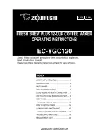 Zojirushi EC-YGC120 Operating	 Instruction предпросмотр