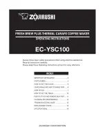 Предварительный просмотр 1 страницы Zojirushi EC-YSC100 Operating Instructions Manual