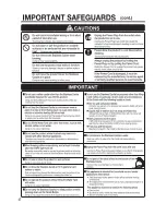 Предварительный просмотр 4 страницы Zojirushi EC-YSC100 Operating Instructions Manual