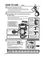 Предварительный просмотр 8 страницы Zojirushi EC-YSC100 Operating Instructions Manual