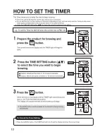 Предварительный просмотр 10 страницы Zojirushi EC-YSC100 Operating Instructions Manual