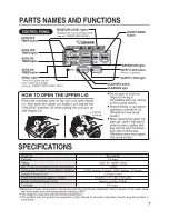 Предварительный просмотр 7 страницы Zojirushi EE-LAC50 Operating Instructions Manual
