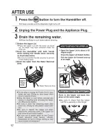 Предварительный просмотр 12 страницы Zojirushi EE-LAC50 Operating Instructions Manual