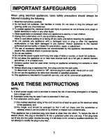 Предварительный просмотр 2 страницы Zojirushi EF-TTC40 Operating Instructions Manual