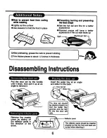 Предварительный просмотр 7 страницы Zojirushi EF-TTC40 Operating Instructions Manual