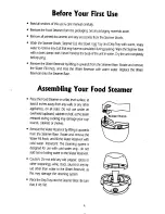 Preview for 5 page of Zojirushi EJ-PC50 Operating Instructions & Recipe Booklet