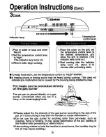 Предварительный просмотр 6 страницы Zojirushi EP-EVC25 Operating Instructions Manual