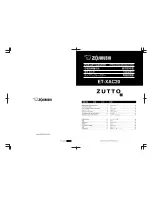 Предварительный просмотр 1 страницы Zojirushi ET-XAC20 Operating Instructions Manual