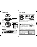 Предварительный просмотр 4 страницы Zojirushi Gourmet d'Expert EP-PBC10 Operating Instructions Manual