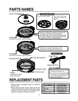 Preview for 6 page of Zojirushi Gourmet d'Expert  EP-RAC50 Operating Insructions