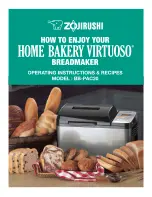 Zojirushi Home Bakery Virtuoso BB-PAC20 Operating Instructions & Recipes preview