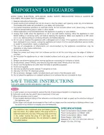 Preview for 3 page of Zojirushi Home Bakery Virtuoso BB-PAC20 Operating Instructions & Recipes