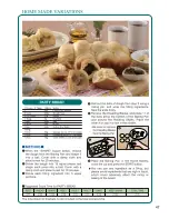 Preview for 47 page of Zojirushi Home Bakery Virtuoso BB-PAC20 Operating Instructions & Recipes