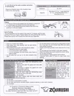 Предварительный просмотр 2 страницы Zojirushi Mr.Bento SL-JA14 Instruction Manual
