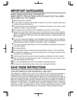 Preview for 2 page of Zojirushi NH-VBC18 Operating Instructions Manual