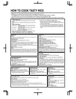 Preview for 20 page of Zojirushi NH-VBC18 Operating Instructions Manual