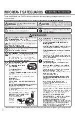 Предварительный просмотр 2 страницы Zojirushi NL-BGQ05 User Manual