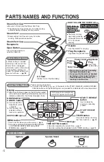 Preview for 4 page of Zojirushi NL-BGQ05 User Manual