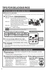 Предварительный просмотр 6 страницы Zojirushi NL-BGQ05 User Manual