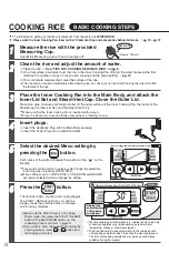 Предварительный просмотр 8 страницы Zojirushi NL-BGQ05 User Manual