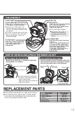 Предварительный просмотр 19 страницы Zojirushi NL-BGQ05 User Manual