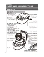 Preview for 6 page of Zojirushi NP-HBC-10 Operating Instructions Manual