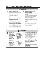 Preview for 4 page of Zojirushi NP-HCC10 Operating Instructions Manual