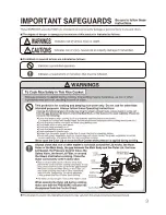 Preview for 3 page of Zojirushi NP-NVC10 Operating Instructions Manual