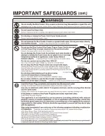 Preview for 4 page of Zojirushi NP-NVC10 Operating Instructions Manual