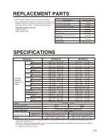 Предварительный просмотр 29 страницы Zojirushi NP-NVC10 Operating Instructions Manual