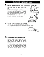 Предварительный просмотр 9 страницы Zojirushi NRC-10 Operating Instructions Manual